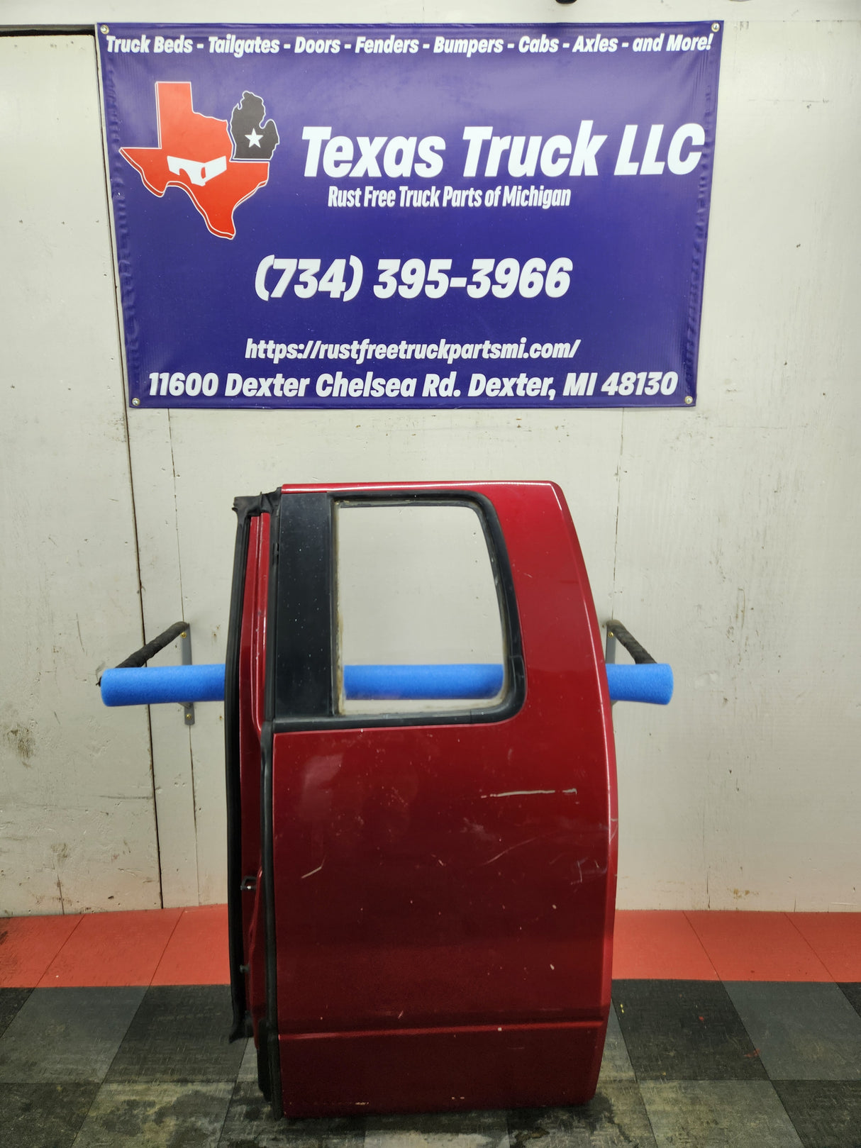 2004-2008 Ford F150 Driver Rear Extended Cab Door Red