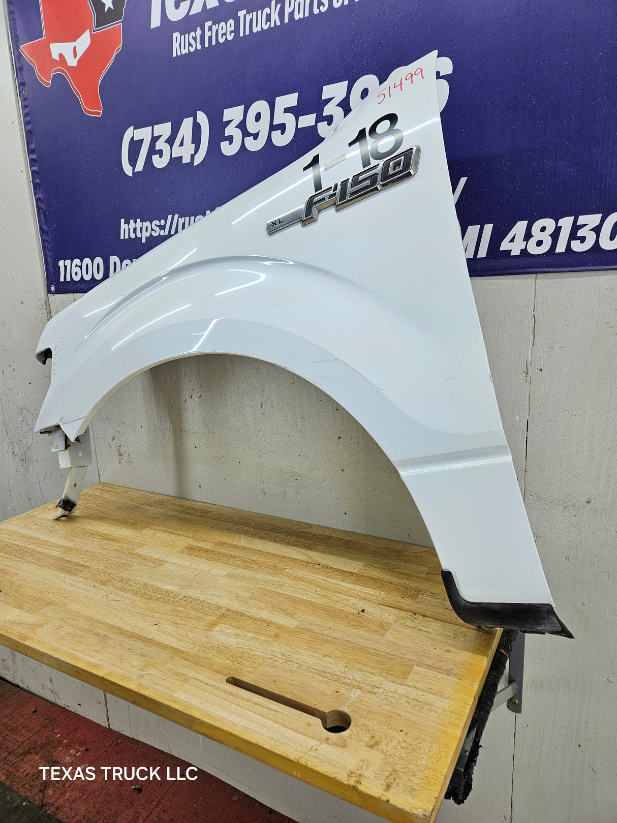 2009-2014 Ford F150 LH Driver Fender