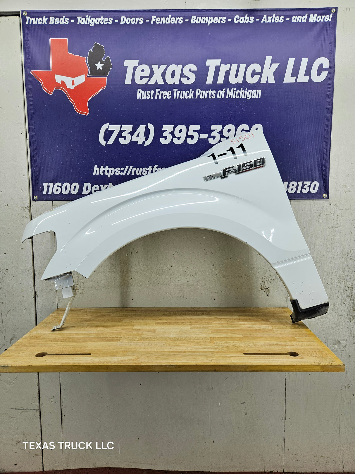 2009-2014 Ford F150 LH Driver Fender