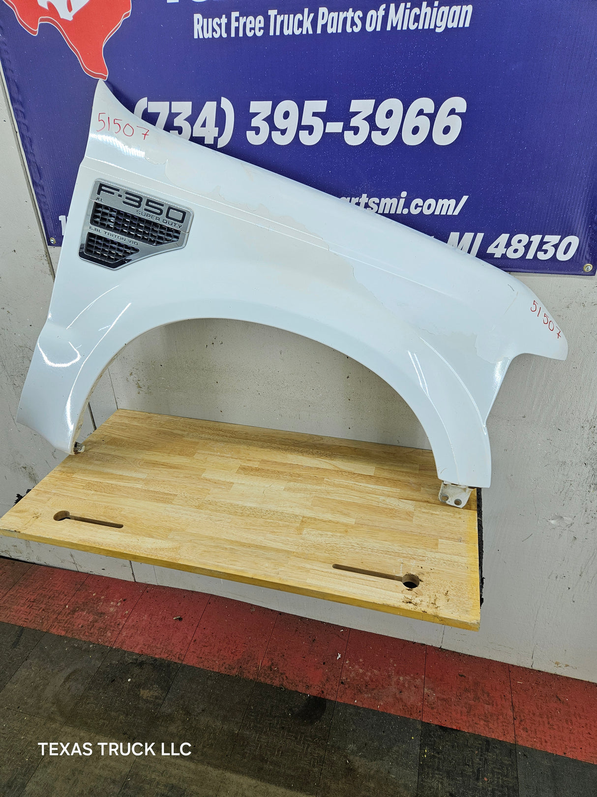 2008-2010 Ford Super Duty F250 F350 RH Passenger Fender