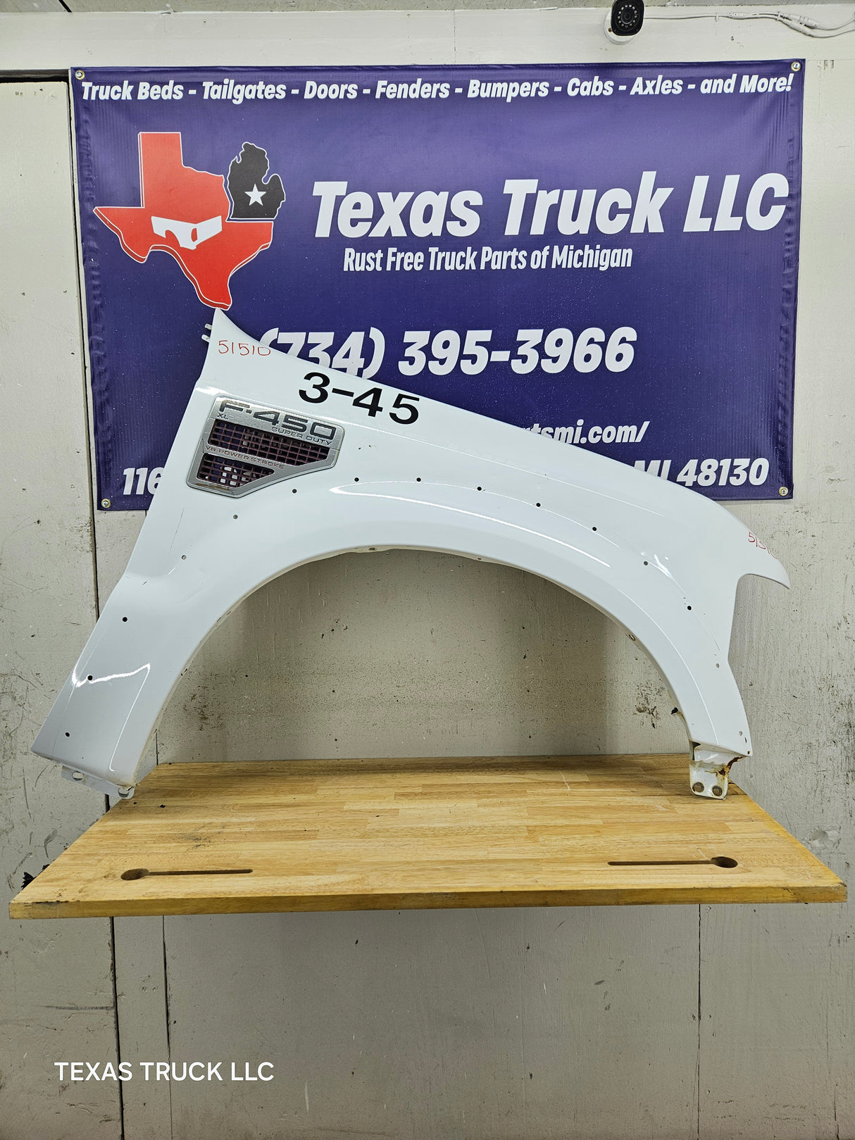 2008-2010 Ford Super Duty F250 F350 RH Passenger Fender