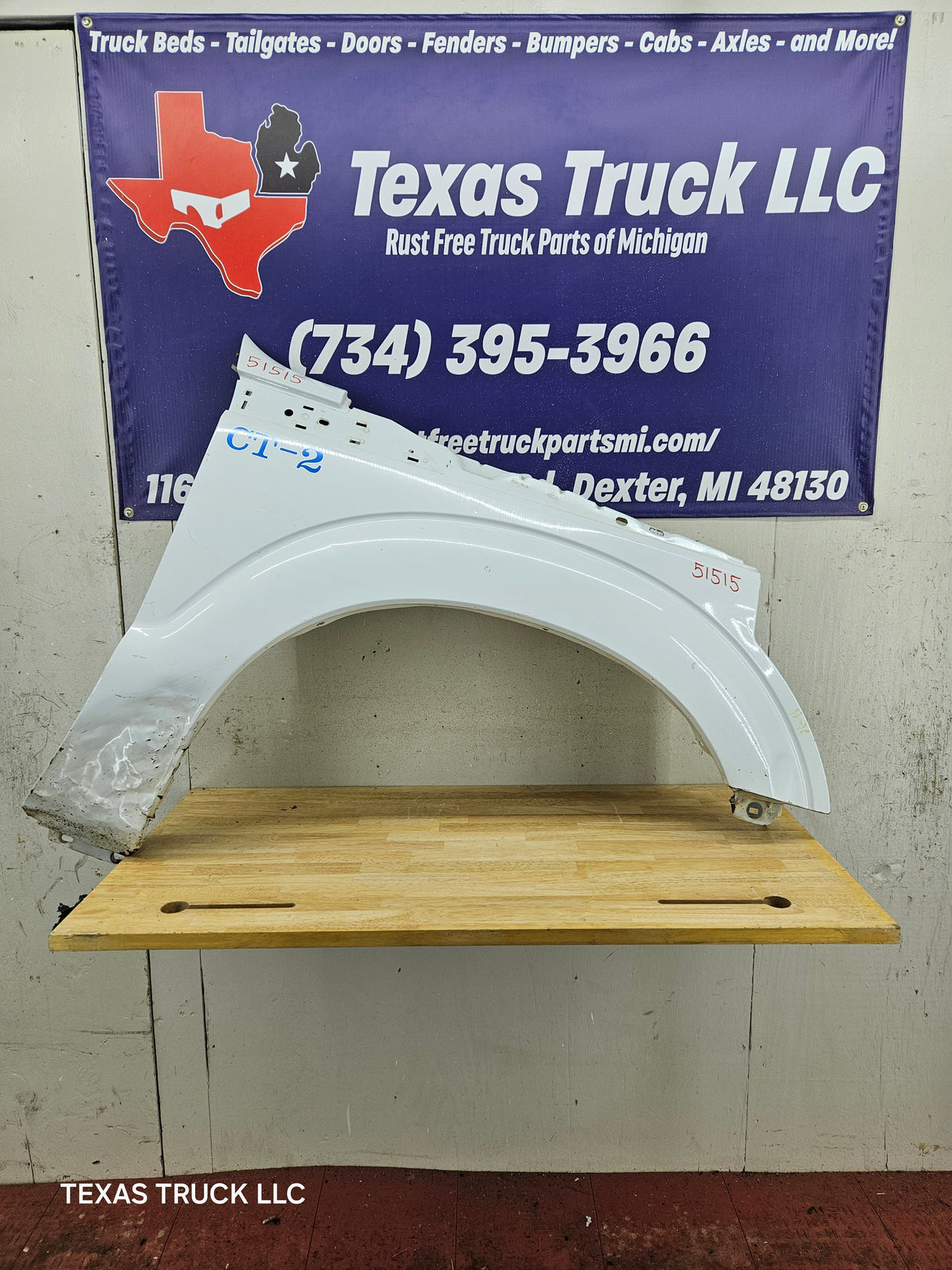 2011-2016 Ford Super Duty F250 F350 RH Passenger Fender