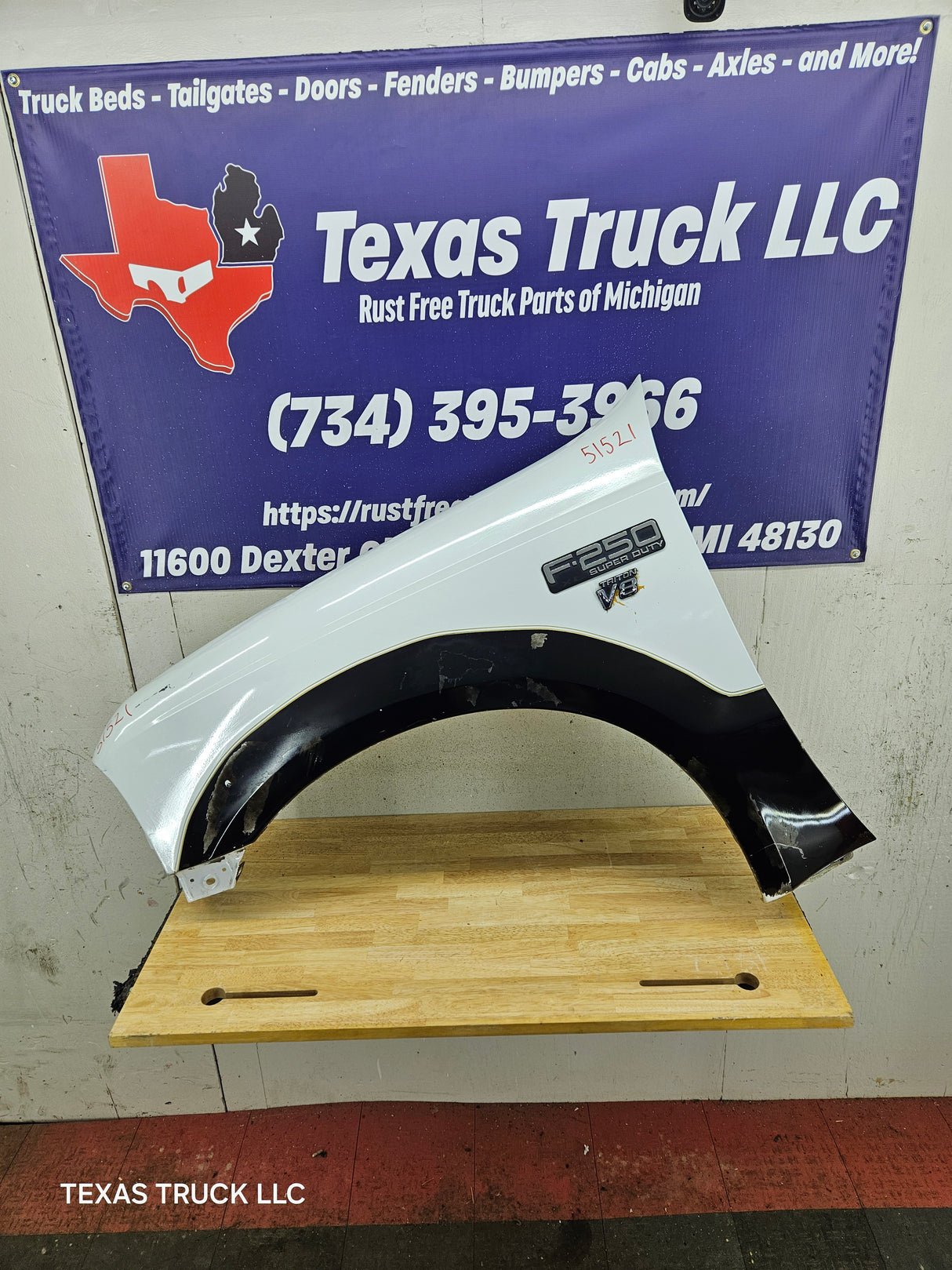 1999-2007 Ford Super Duty Fender LH F250 F350 F450 F550