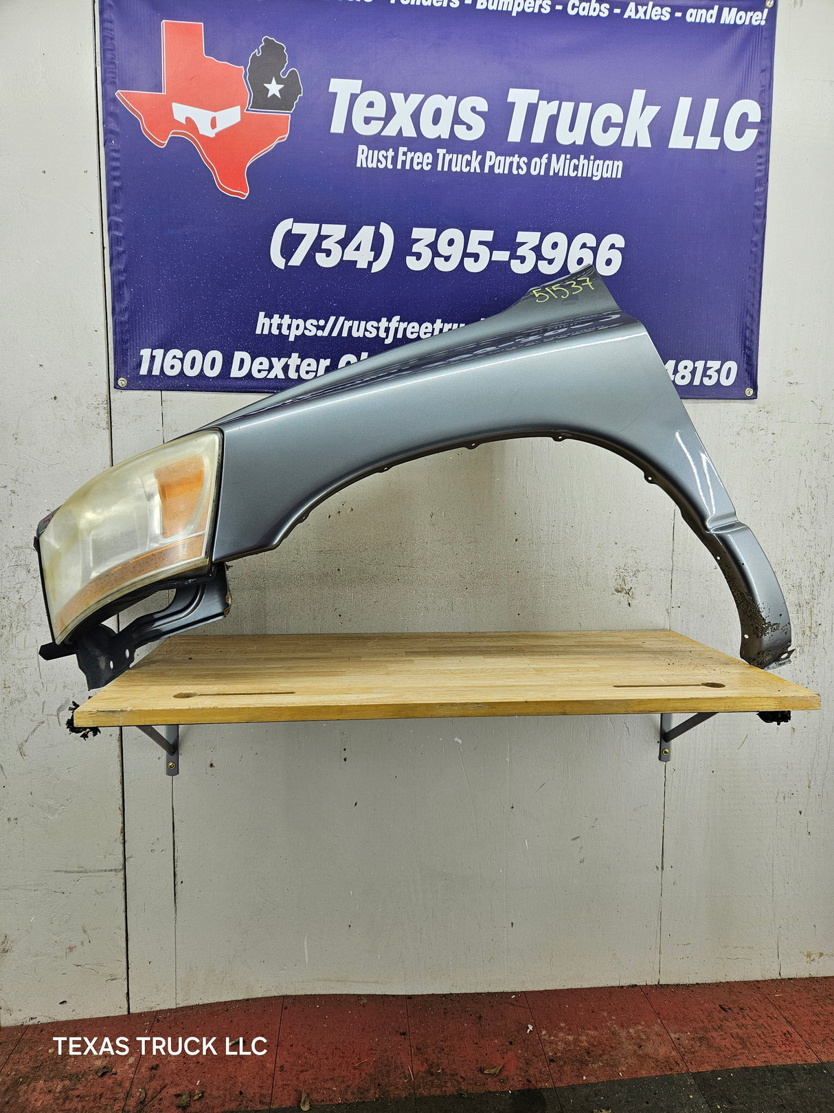 2006-2009 Dodge Ram 3rd Gen 1500 2500 3500 LH Driver Side Fender