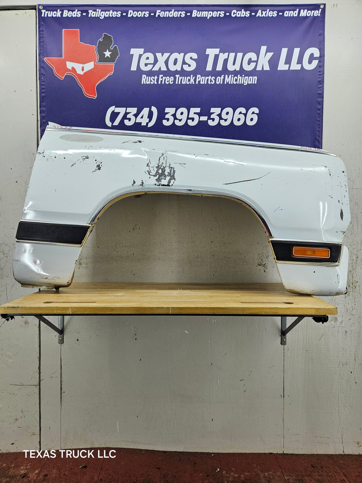 1981-1993 Dodge Ram 1st Gen RH Passenger Side Fender