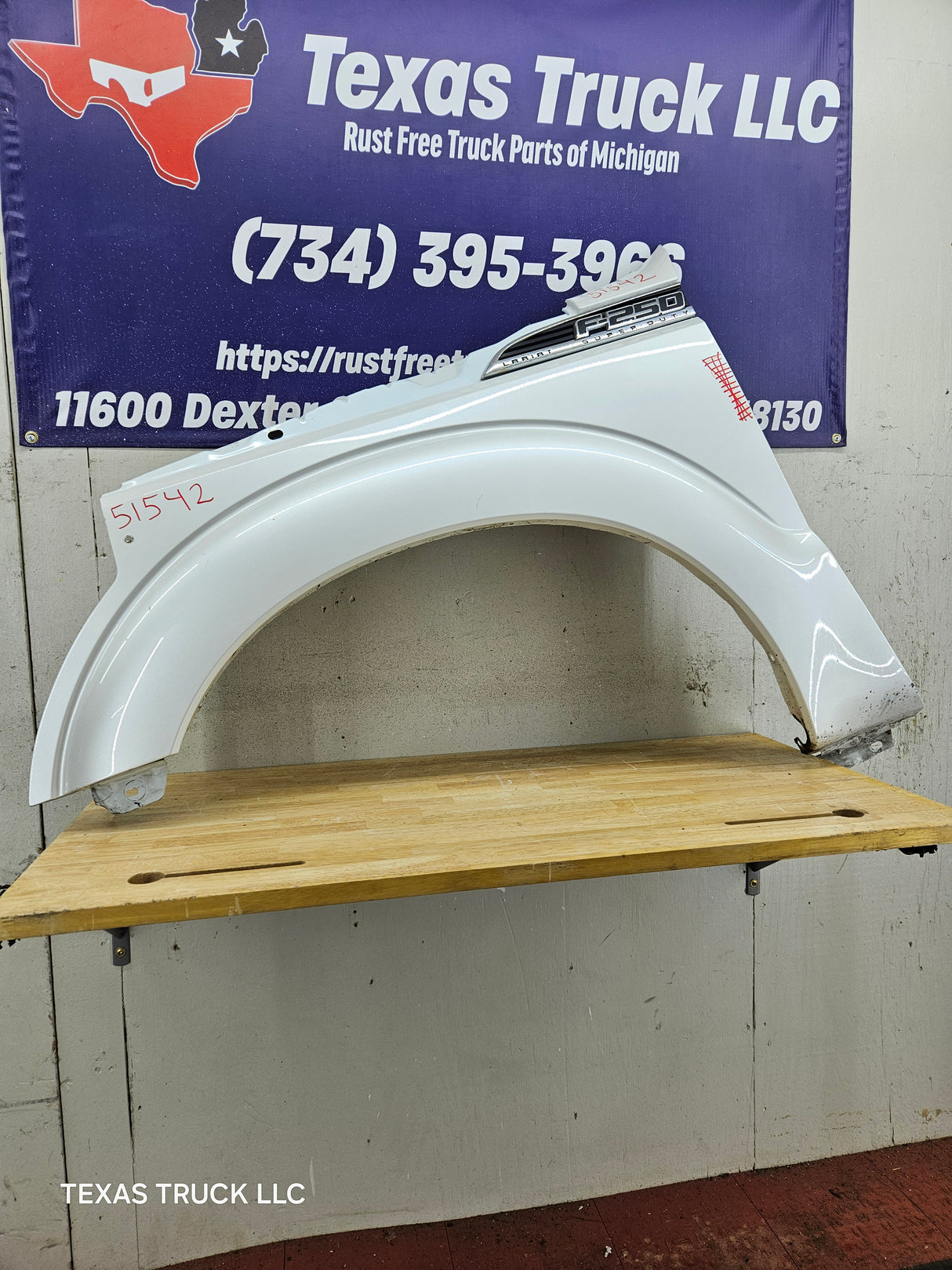 2011-2016 Ford Super Duty F250 F350 LH Driver Fender