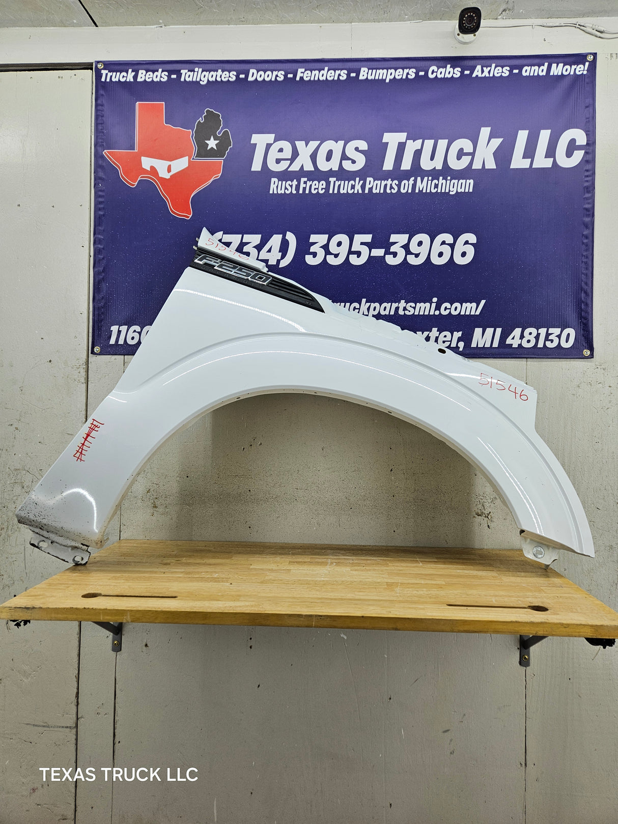 2011-2016 Ford Super Duty F250 F350 RH Passenger Fender