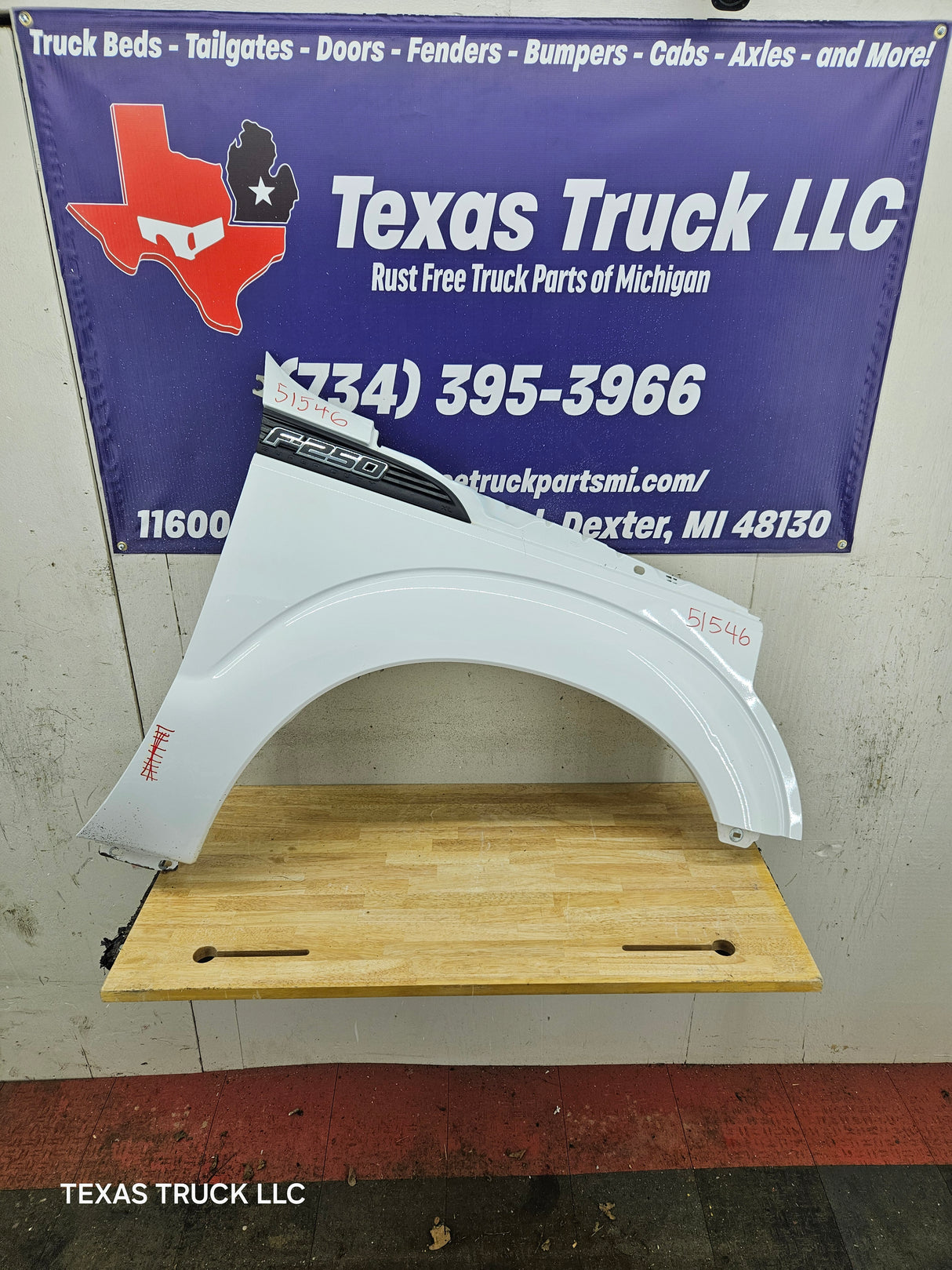 2011-2016 Ford Super Duty F250 F350 RH Passenger Fender