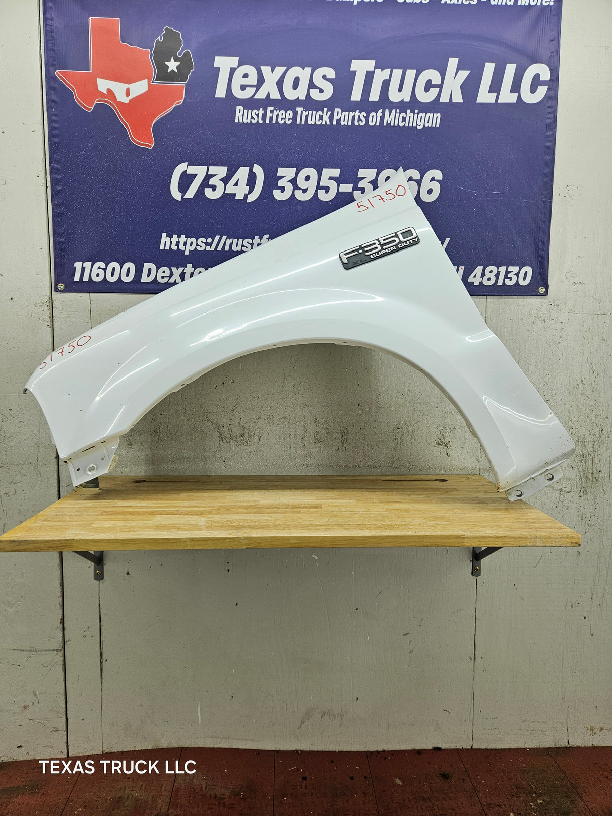 1999-2007 Ford Super Duty F250 F350 F450 F550 / Excursion LH Driver Side Fender