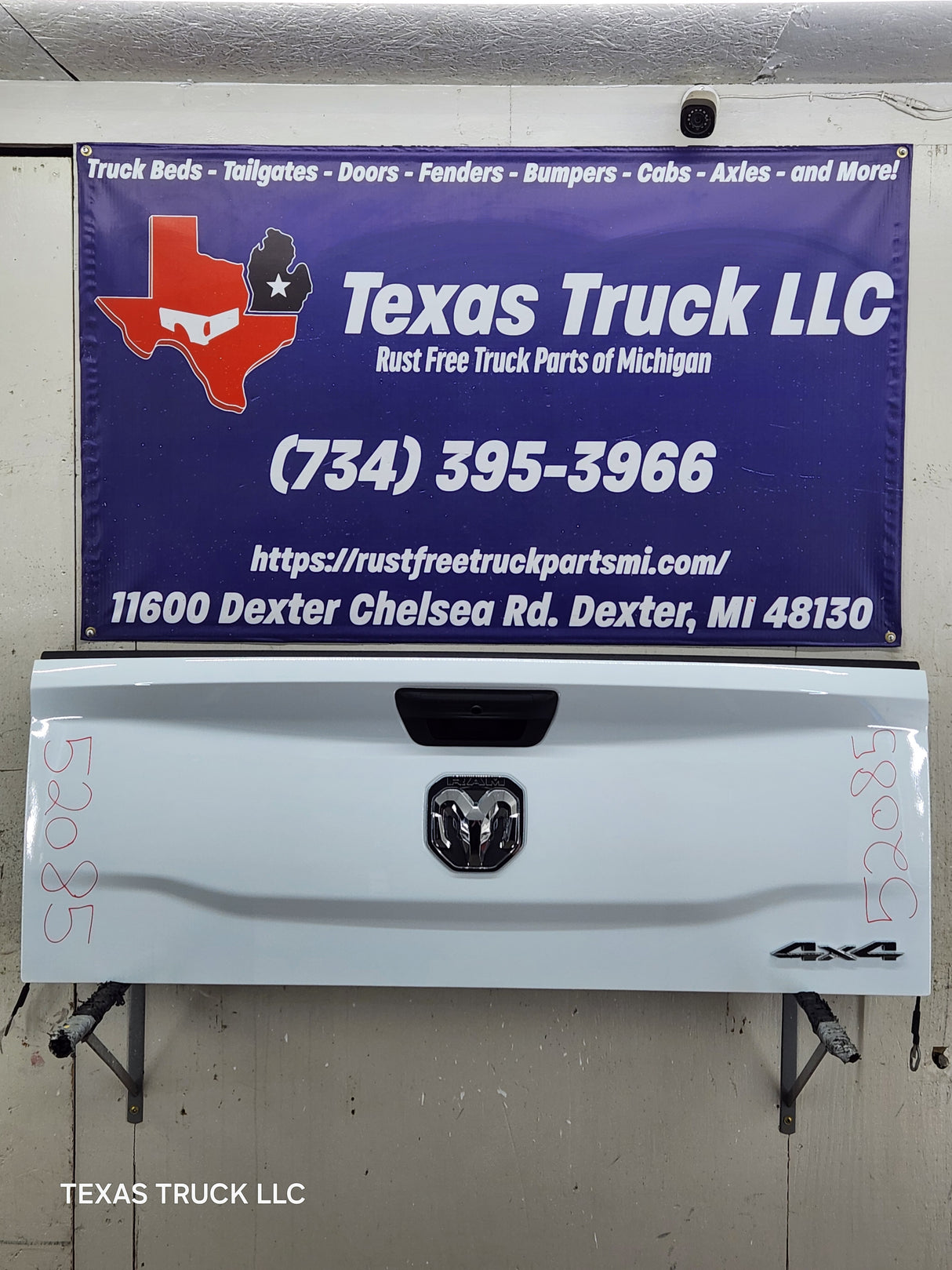 2019-2024 Dodge Ram 2500 3500 4500 5th Gen Tailgate