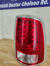 2013-2018 Dodge Ram 1500 2500 3500 RH Passenger Side Tail Light