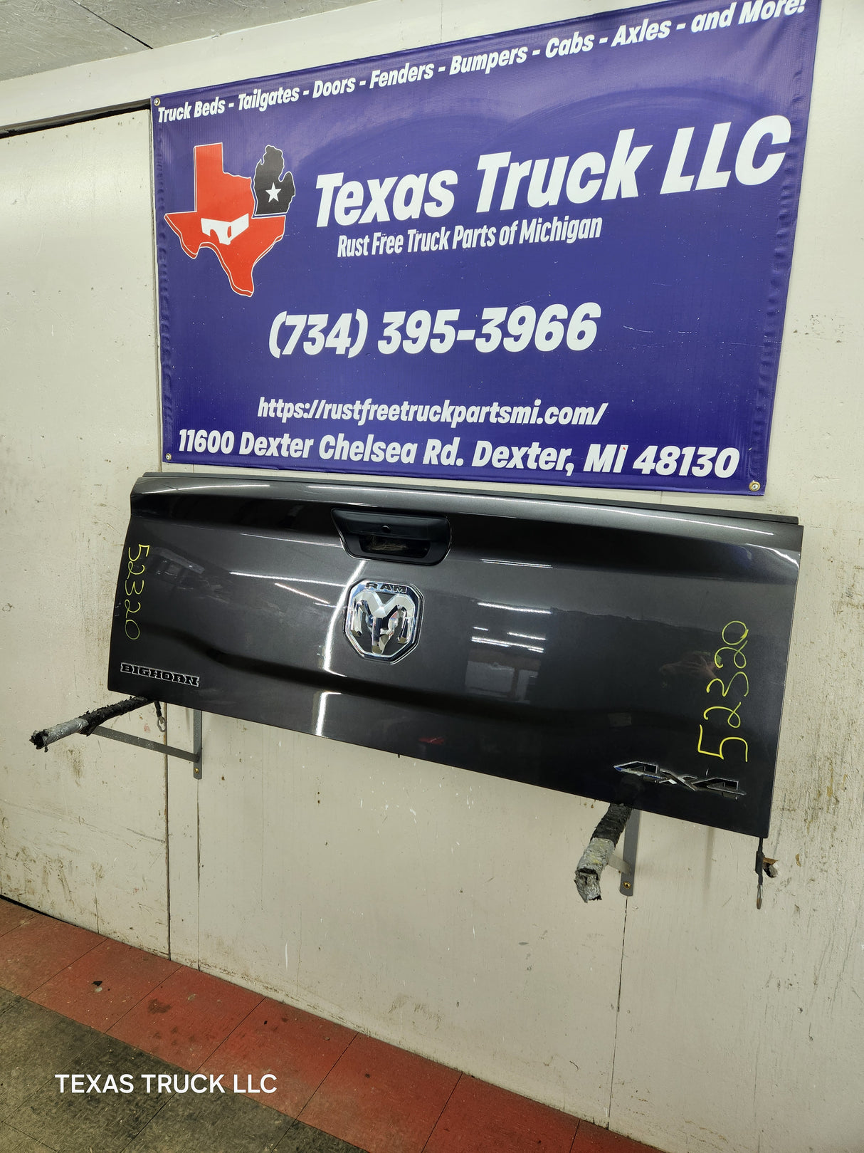 2019-2024 Dodge Ram 2500 3500 4500 5th Gen Tailgate