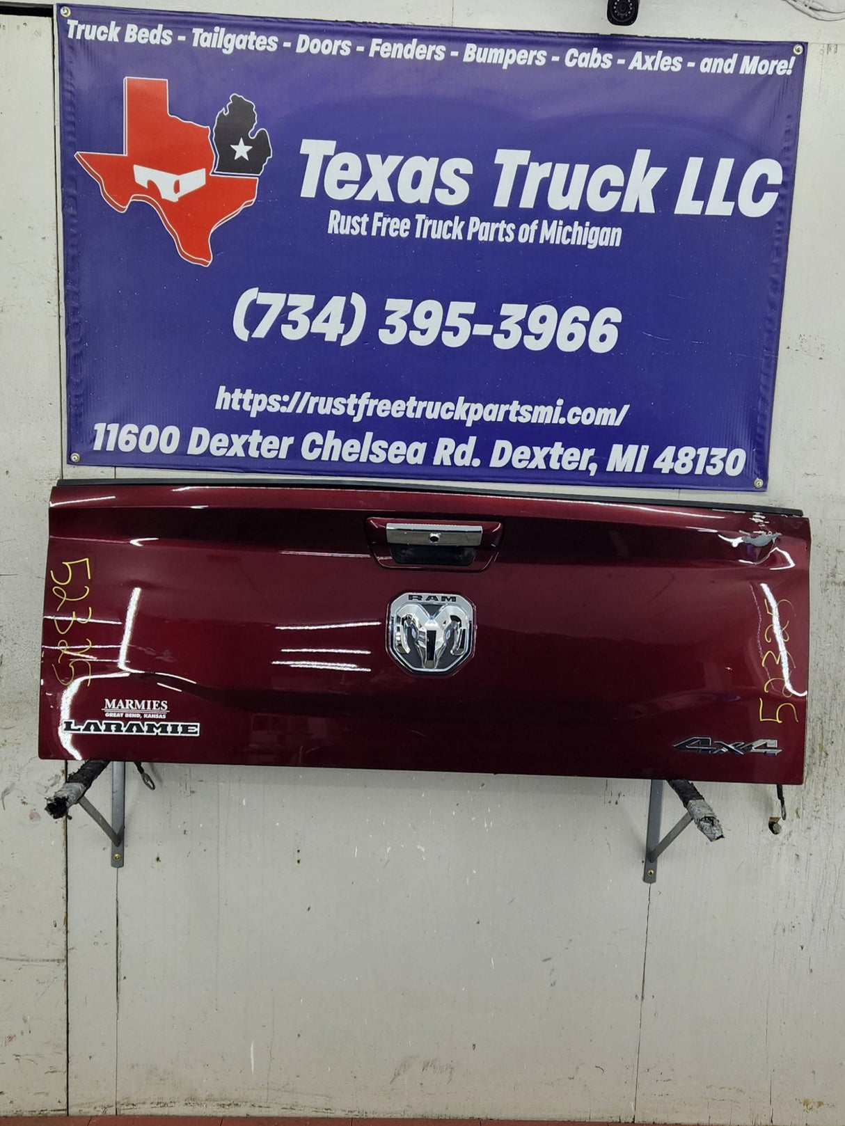 2019-2024 Dodge Ram 2500 3500 4500 5th Gen Tailgate