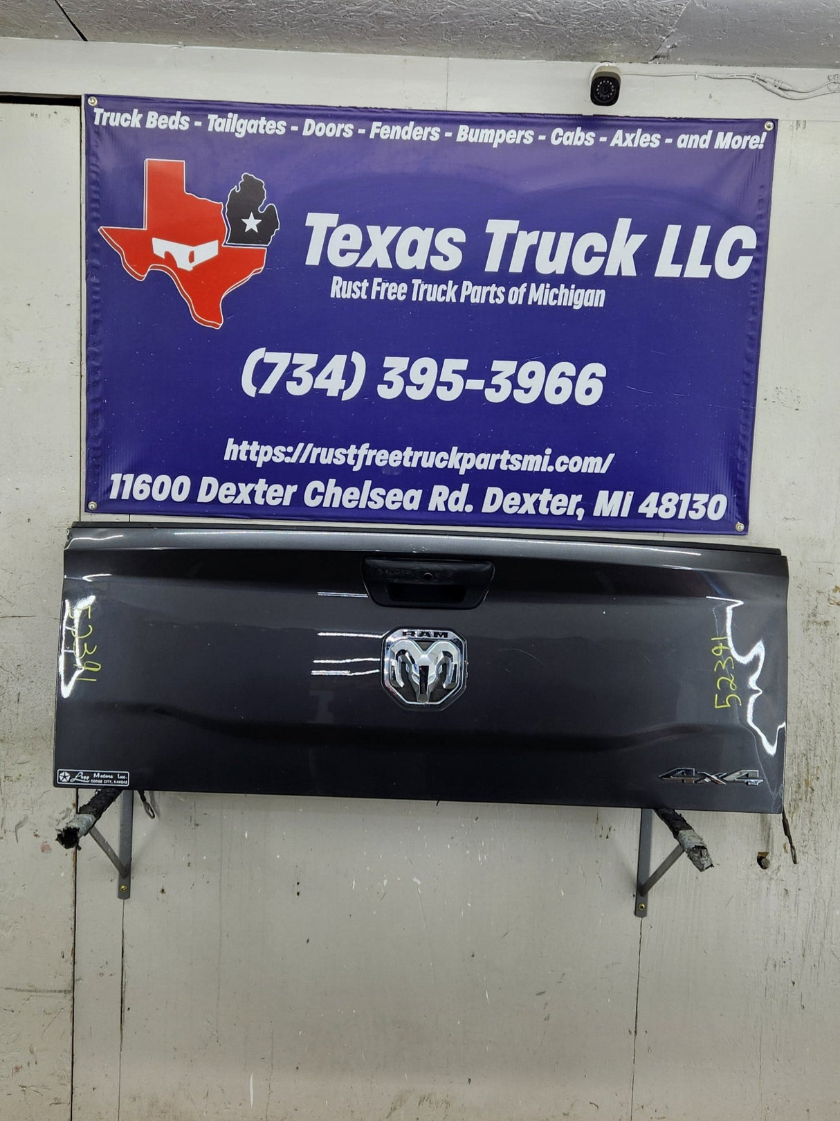 2019-2024 Dodge Ram 2500 3500 4500 5th Gen Tailgate