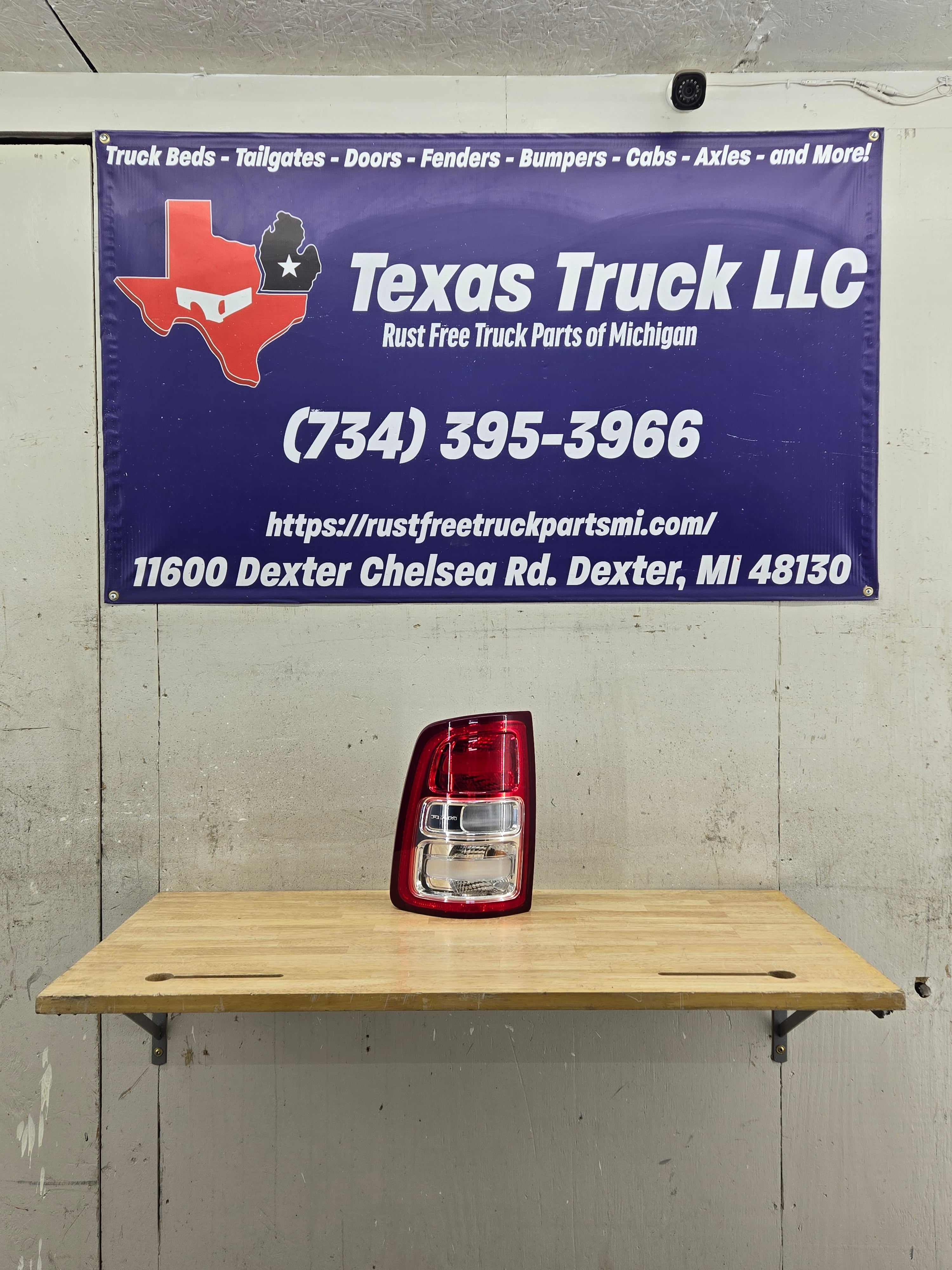 2019-2024 5th Gen Dodge Ram 2500 3500 LH Driver Side Tail Light