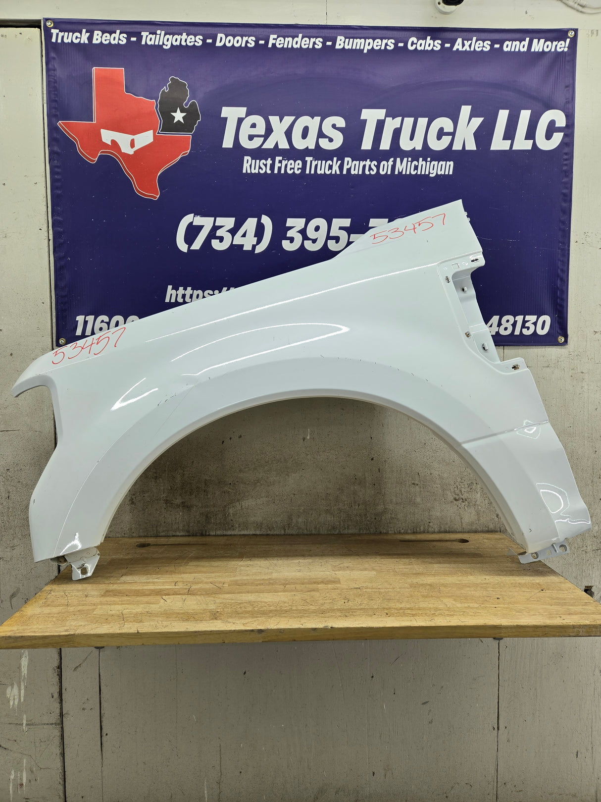 2017-2019 Ford Super Duty F250 F350 LH Driver Fender