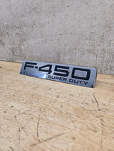 2008-2010 Ford Super Duty F450 Fender Badge Emblem Driver or Passenger Side