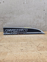 2011-2016 Ford Super Duty F250 Fender Badge Emblem Passenger side RH