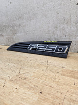2011-2016 Ford Super Duty F250 Fender Badge Emblem Driver side LH
