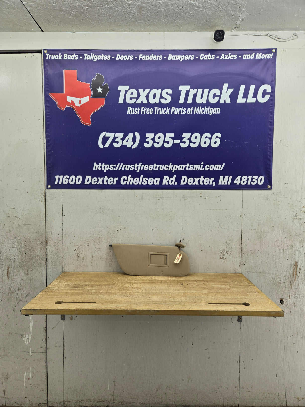 1999-2001 Ford Excursion / Super Duty Passenger Side Sun Visor With Light F250 F350 F450 F550 RH