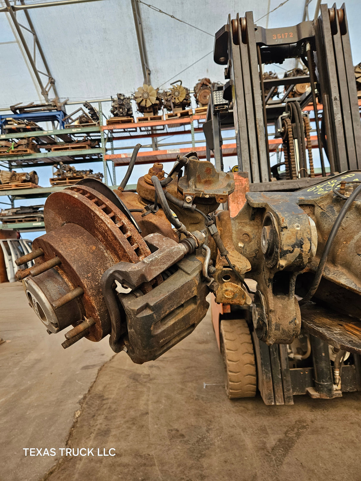 2005-2010 Ford Super Duty F250 F350 FRONT Axle 3.73 SRW