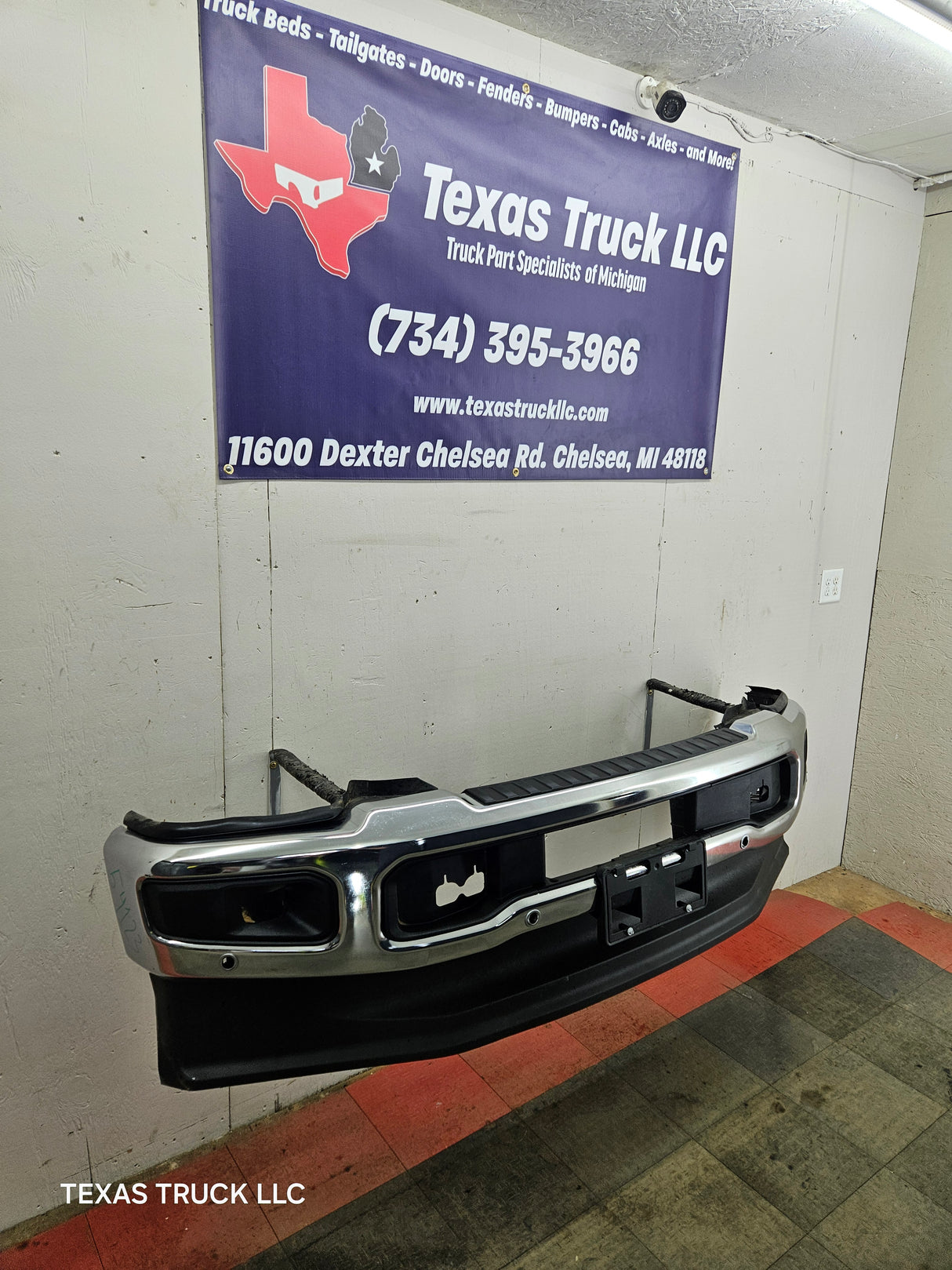 2023-2025 Ford Super Duty F250 F350 Front Bumper with Park Aid / Adaptive cruise sensor holes