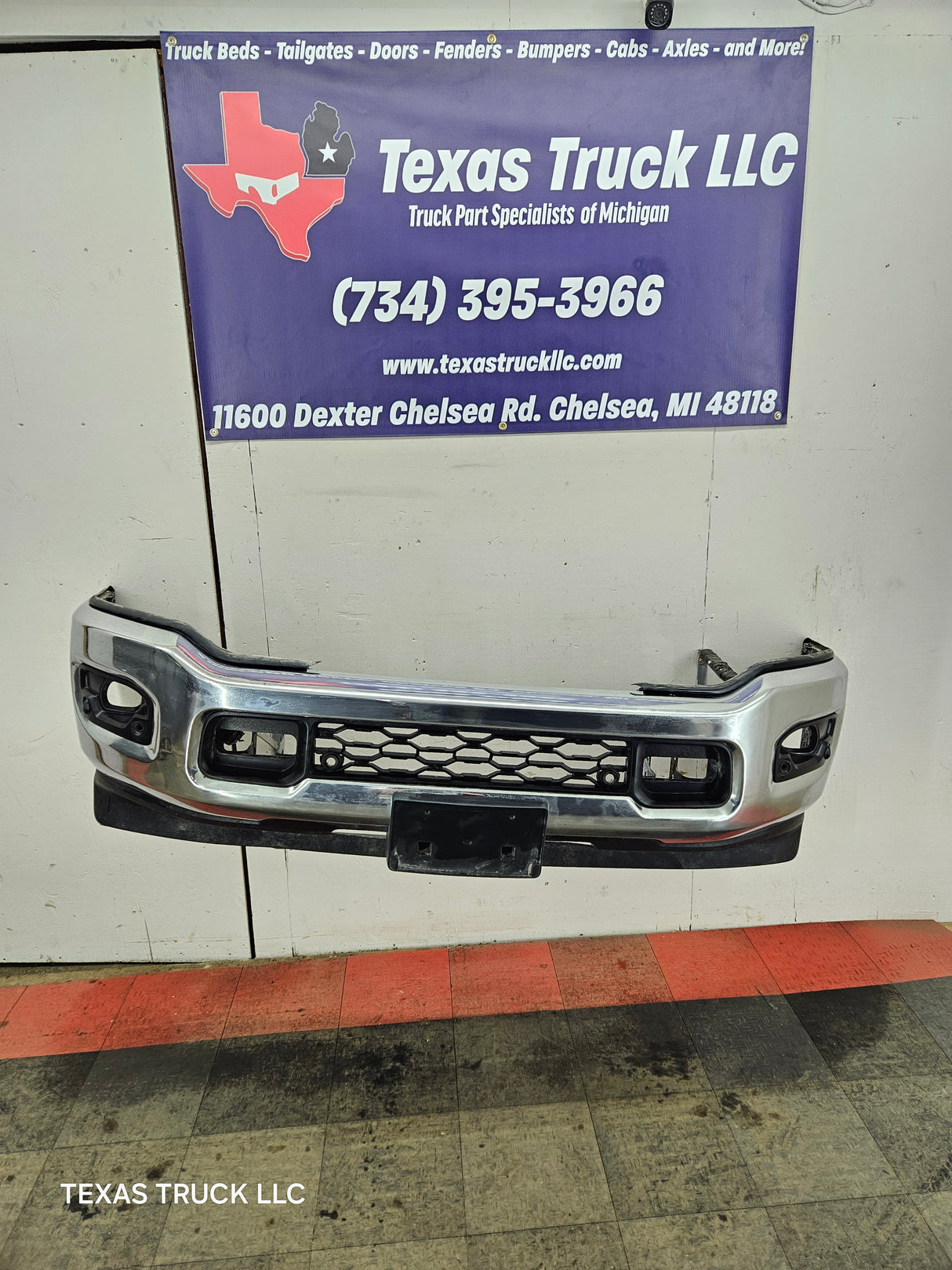 2019-2024 Dodge Ram 2500 3500 5th Gen Front Bumper With Parking Aid Sensor Holes
