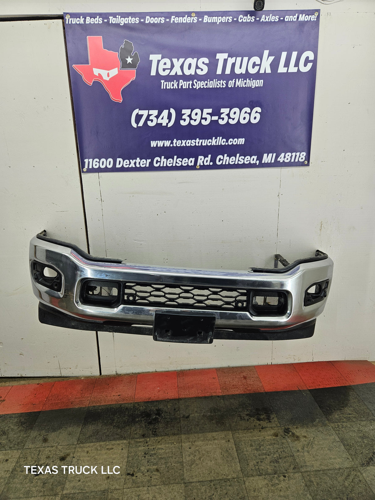 2019-2024 Dodge Ram 2500 3500 5th Gen Front Bumper With Parking Aid Sensor Holes