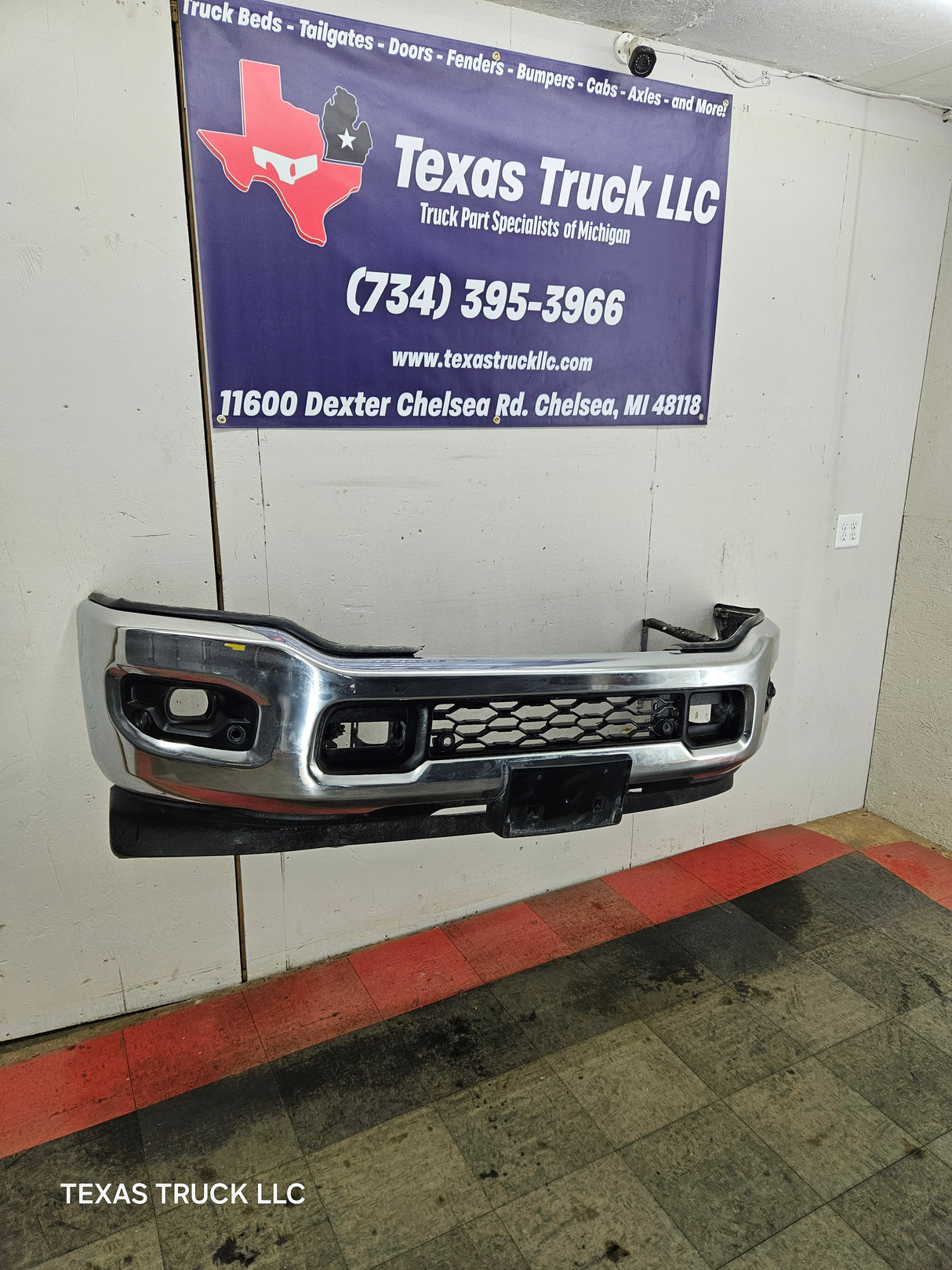 2019-2024 Dodge Ram 2500 3500 5th Gen Front Bumper With Parking Aid Sensor Holes