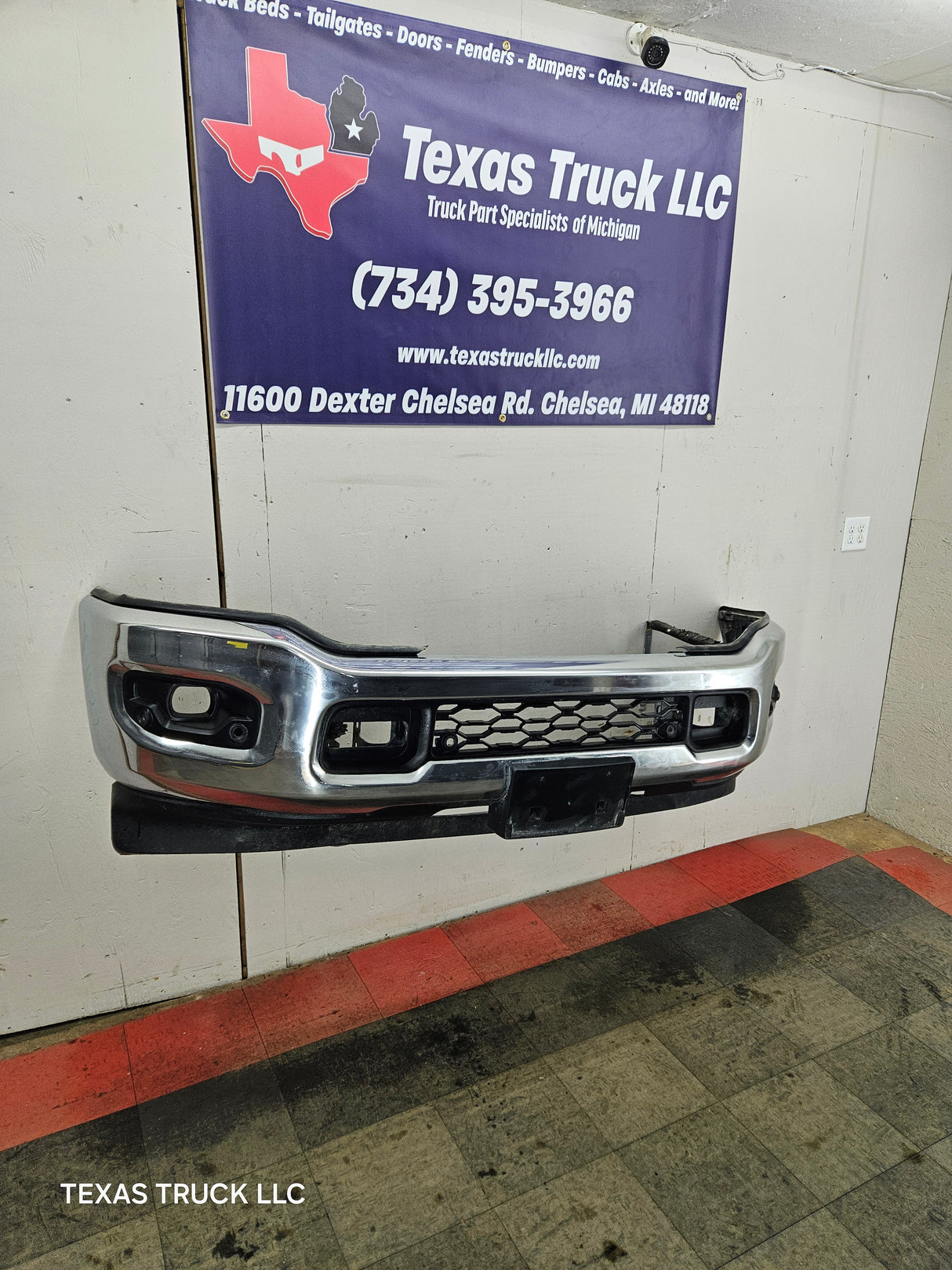 2019-2024 Dodge Ram 2500 3500 5th Gen Front Bumper With Parking Aid Sensor Holes