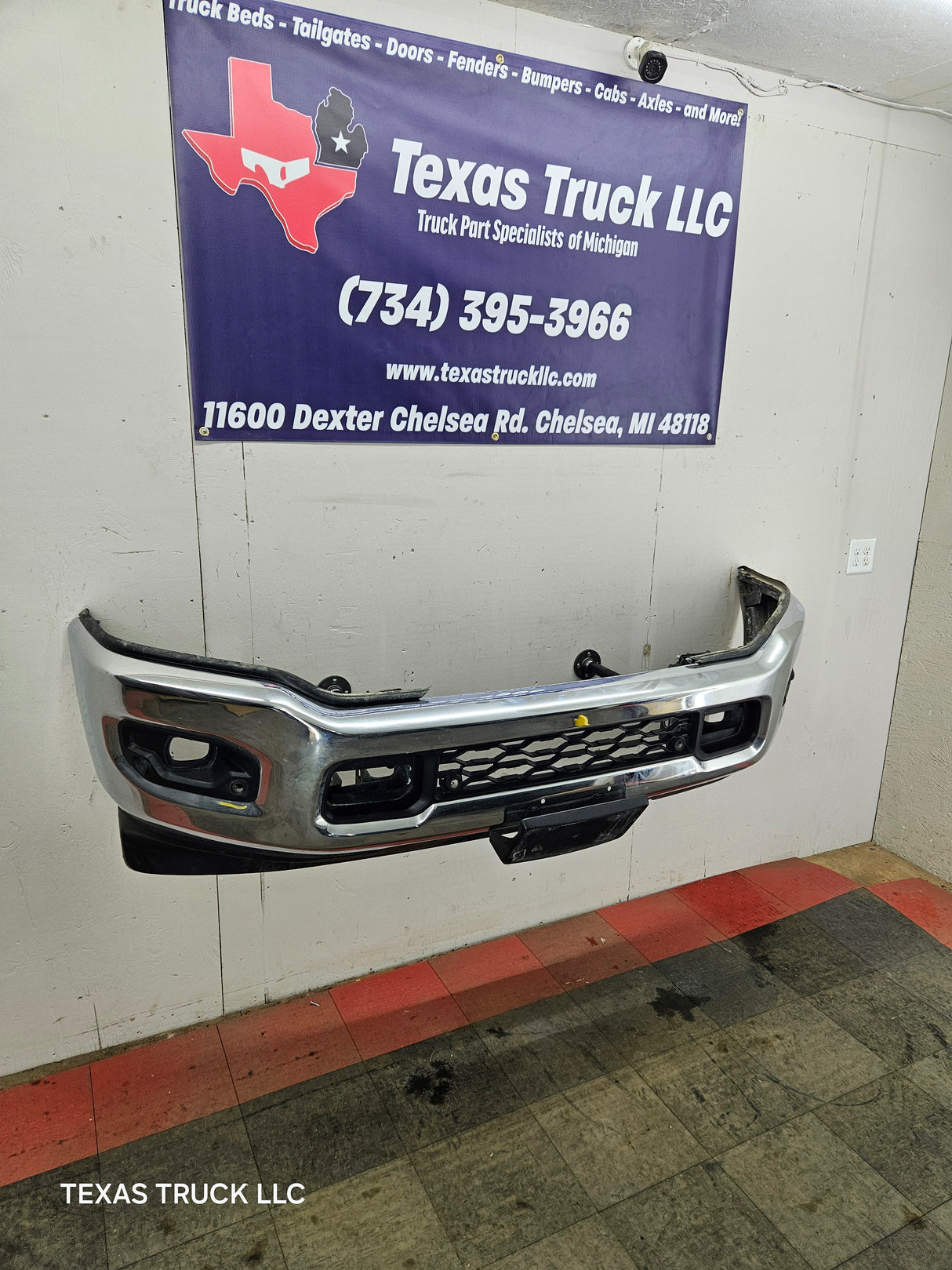 2019-2024 Dodge Ram 2500 3500 5th Gen Front Bumper with parking aid sensor holes