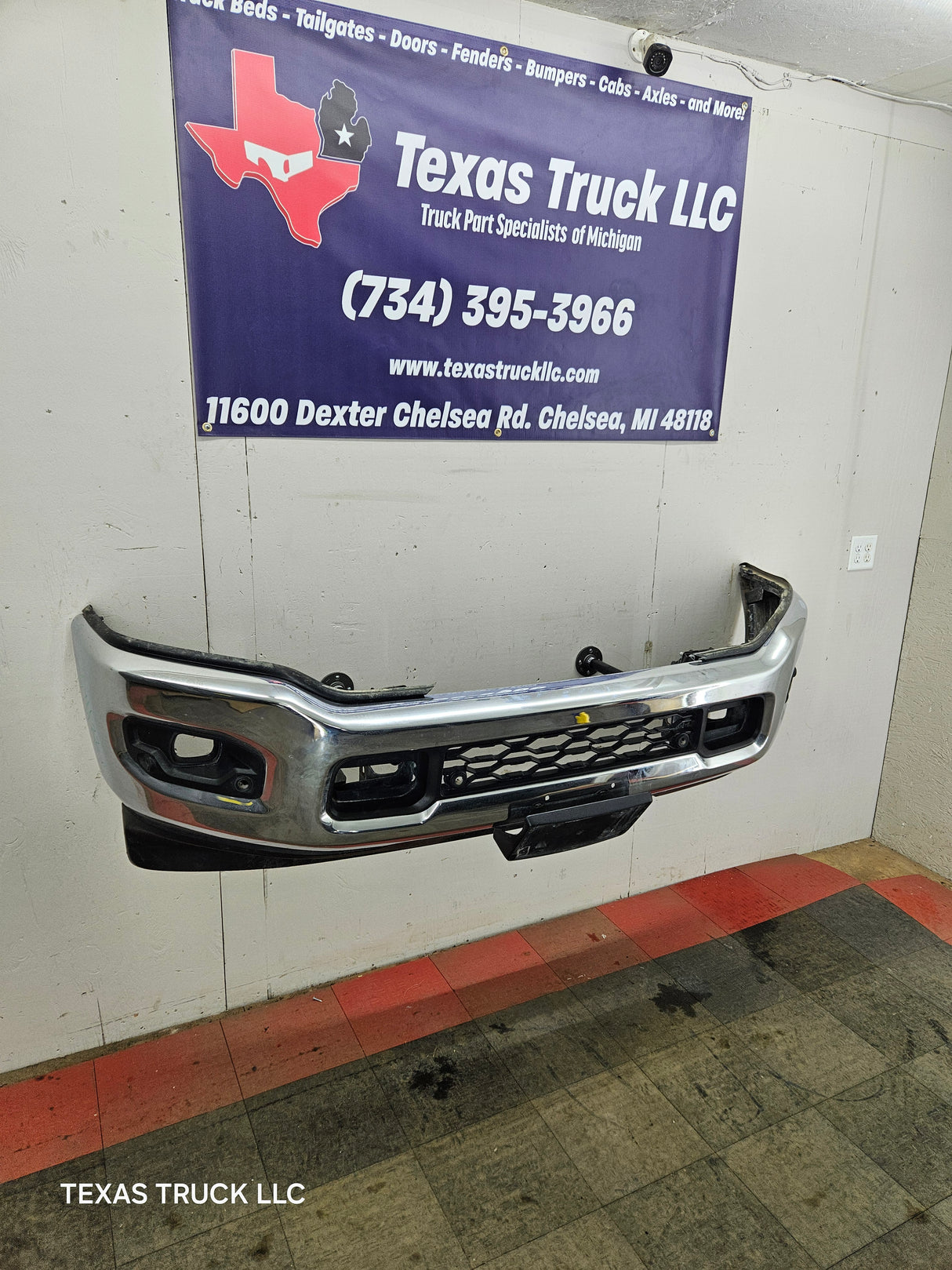 2019-2024 Dodge Ram 2500 3500 5th Gen Front Bumper with parking aid sensor holes