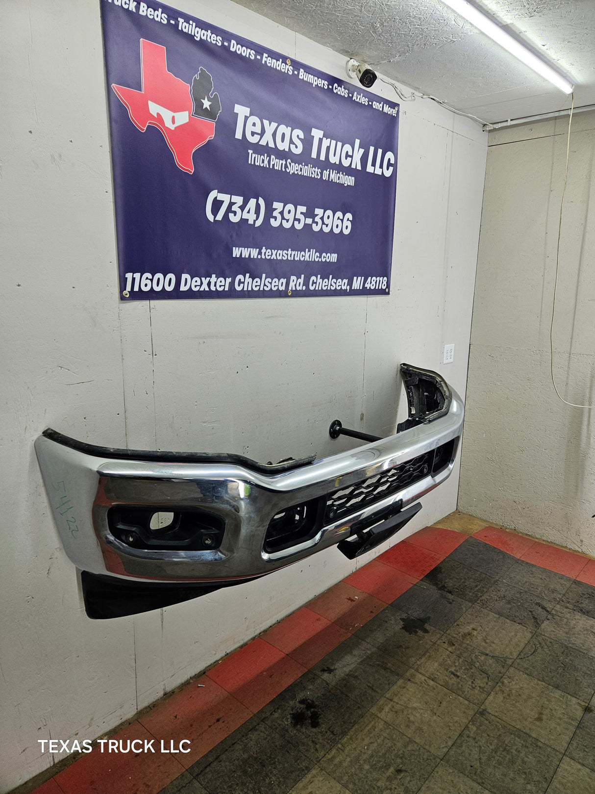 2019-2024 Dodge Ram 2500 3500 5th Gen Front Bumper with parking aid sensor holes