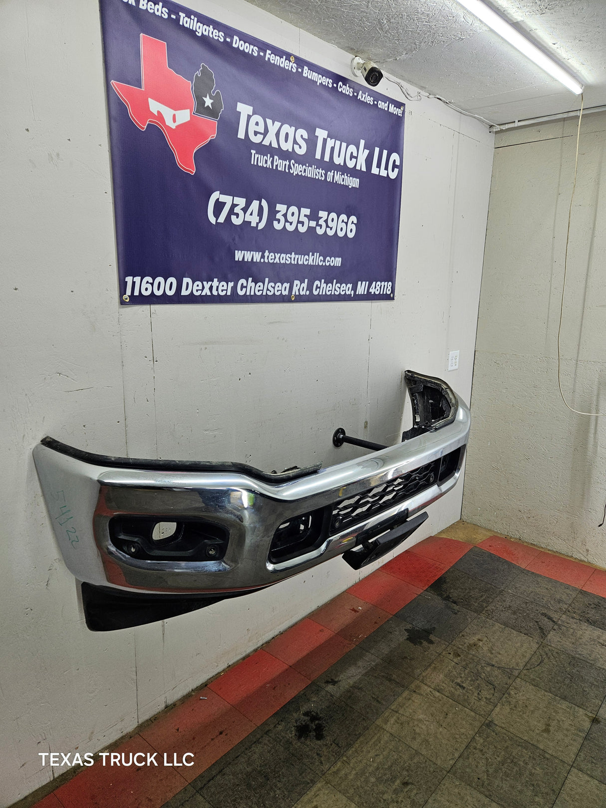 2019-2024 Dodge Ram 2500 3500 5th Gen Front Bumper with parking aid sensor holes