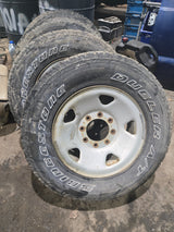 2005-2016 Ford Super Duty F250 F350 Steel Wheels and Tires 17" 8x170
