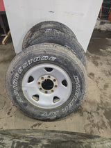 2005-2016 Ford Super Duty F250 F350 Steel Wheels and Tires 17" 8x170