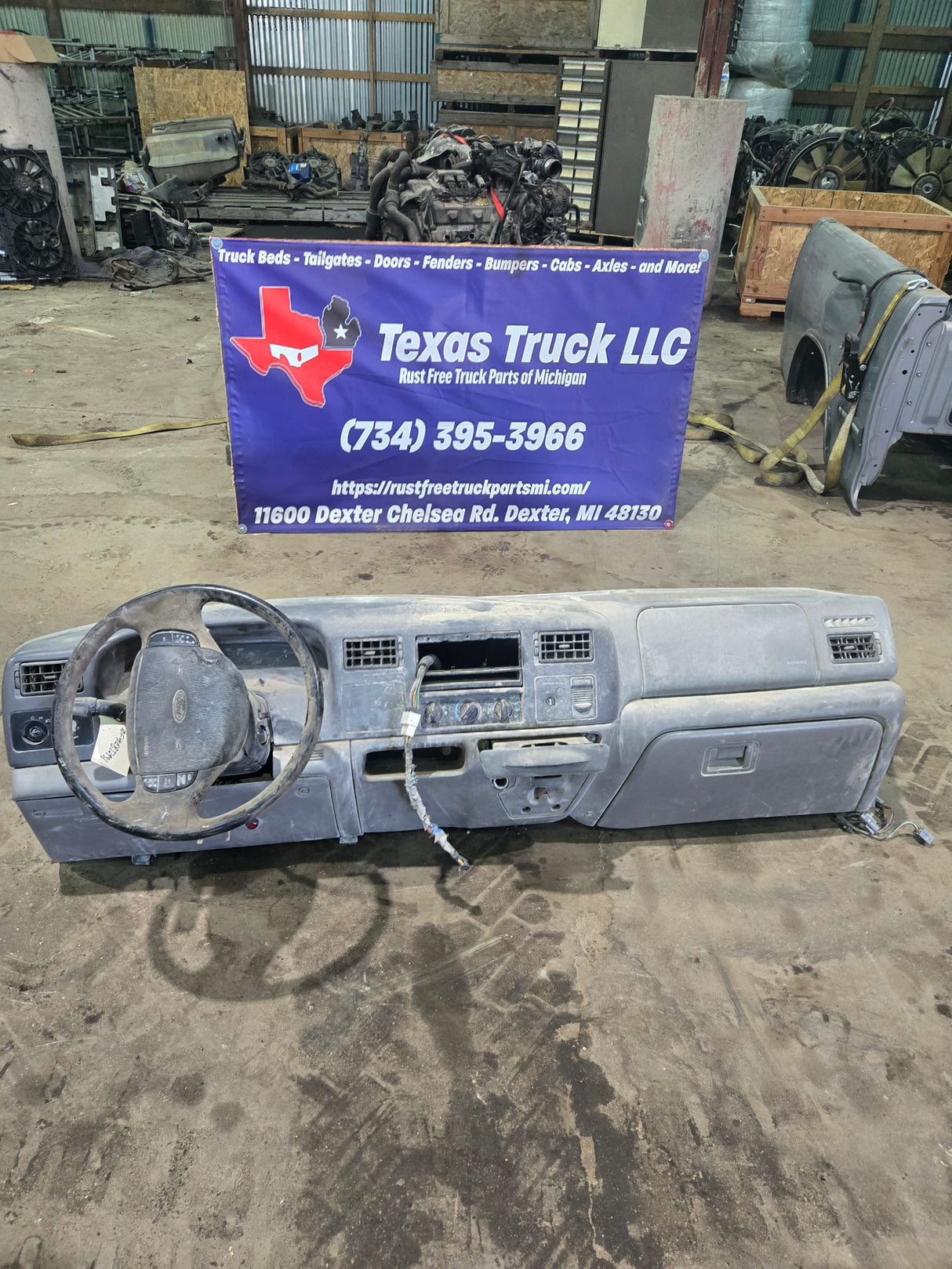1999-2001 Ford Super Duty Complete Dash 7.3L Power Stroke Manual Trans F250 F350 F450 F550