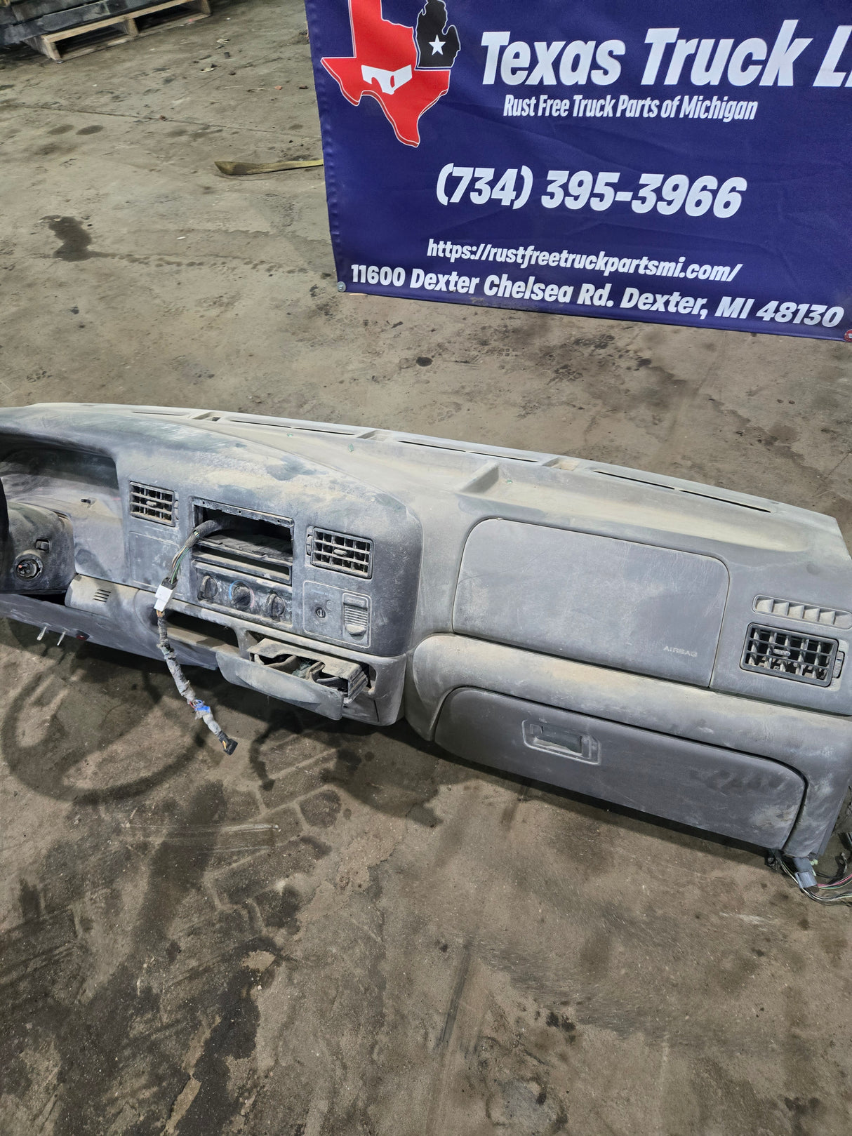 1999-2001 Ford Super Duty Complete Dash 7.3L Power Stroke Manual Trans F250 F350 F450 F550