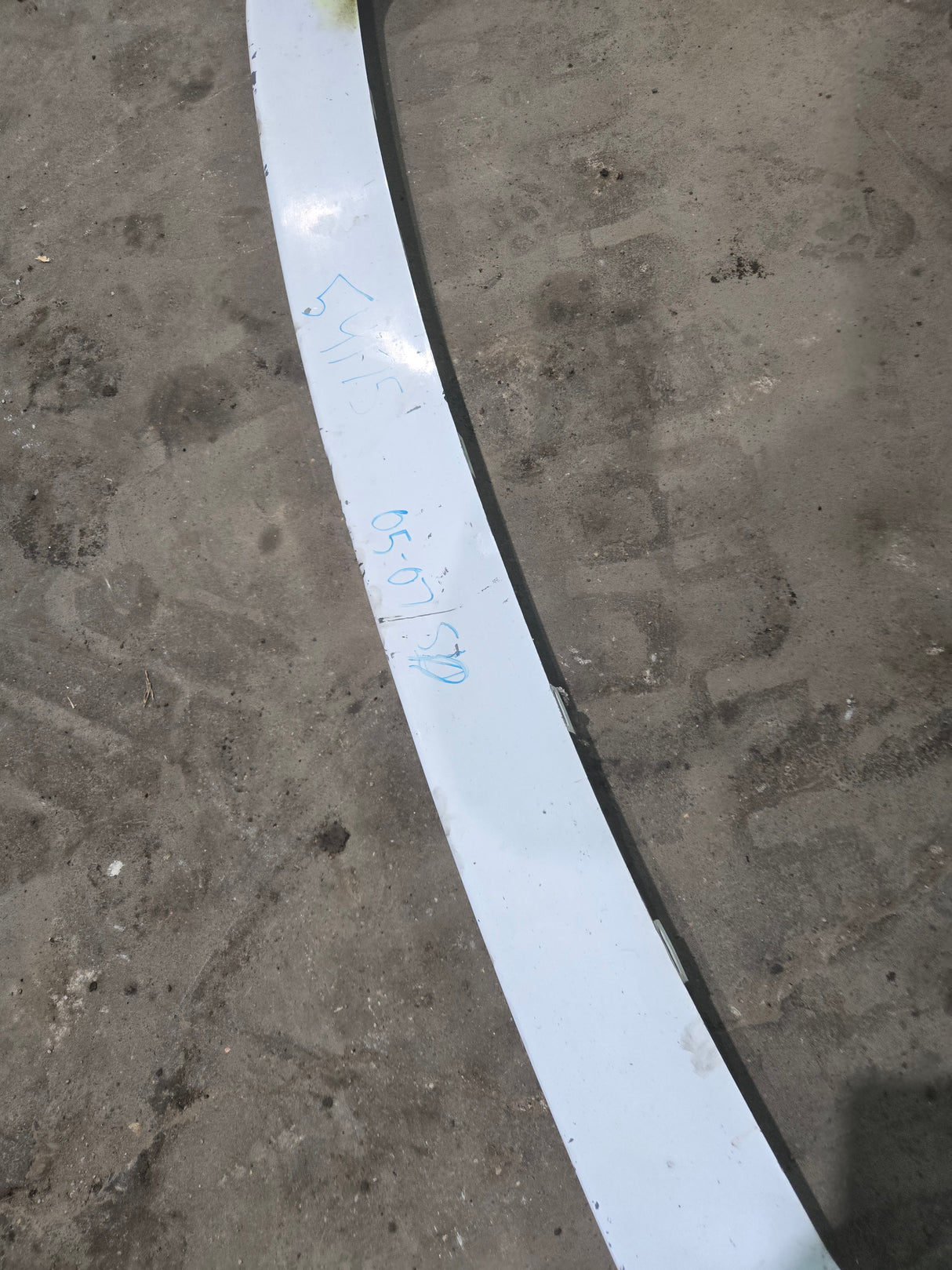 2005-2007 Ford Super Duty Front Bumper Valance / Top Trim F250 F350 F450 F550