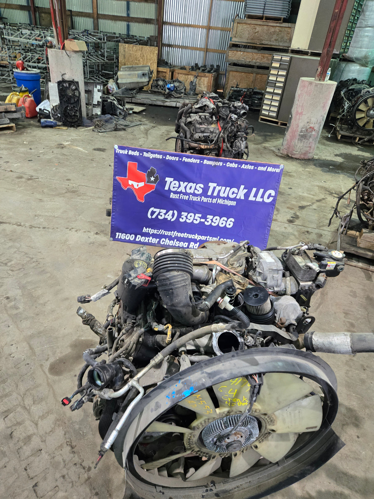 2008-2010 6.4L Power Stroke Diesel Engine Ford Super Duty F250 F350 F450 F550 International Navistar