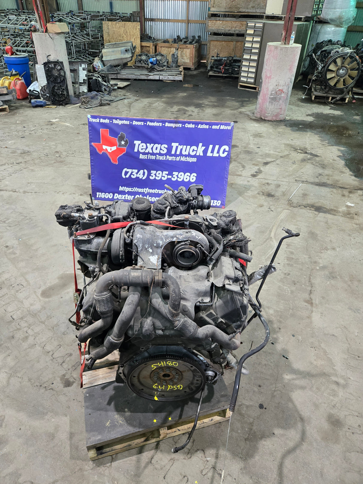2008-2010 6.4L Power Stroke Diesel Engine Ford Super Duty F250 F350 F450 F550 International Navistar