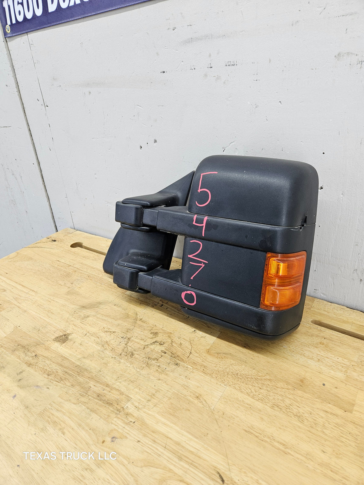 2008-2016 Ford Super Duty F250 F350 F450 F550 LH Driver Side Power Heated Manual Towing Mirror OEM