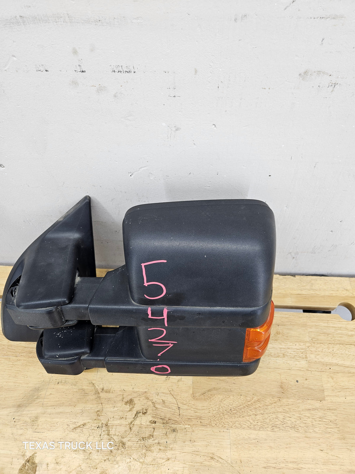2008-2016 Ford Super Duty F250 F350 F450 F550 LH Driver Side Power Heated Manual Towing Mirror OEM
