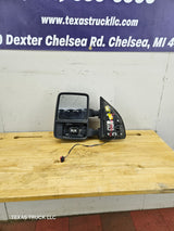 2008-2016 Ford Super Duty F250 F350 F450 F550 LH Driver Side Power Heated Manual Towing Mirror OEM