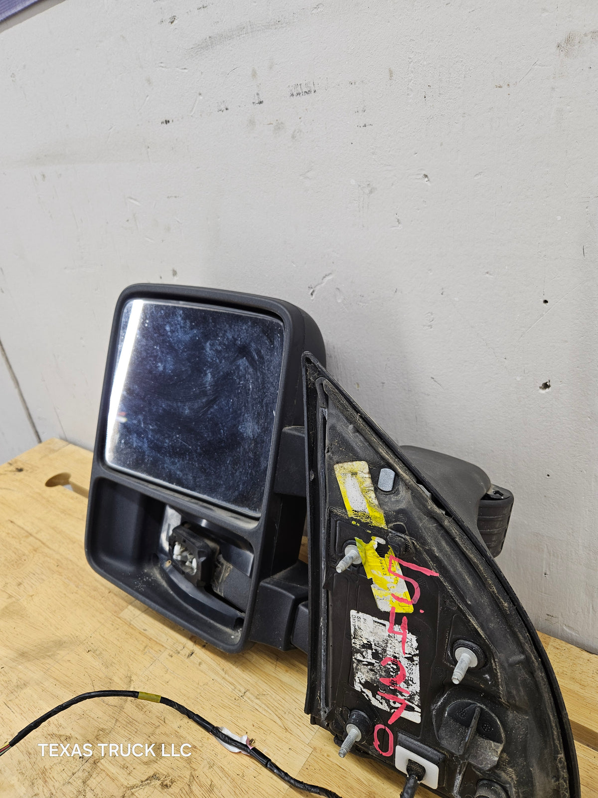 2008-2016 Ford Super Duty F250 F350 F450 F550 LH Driver Side Power Heated Manual Towing Mirror OEM