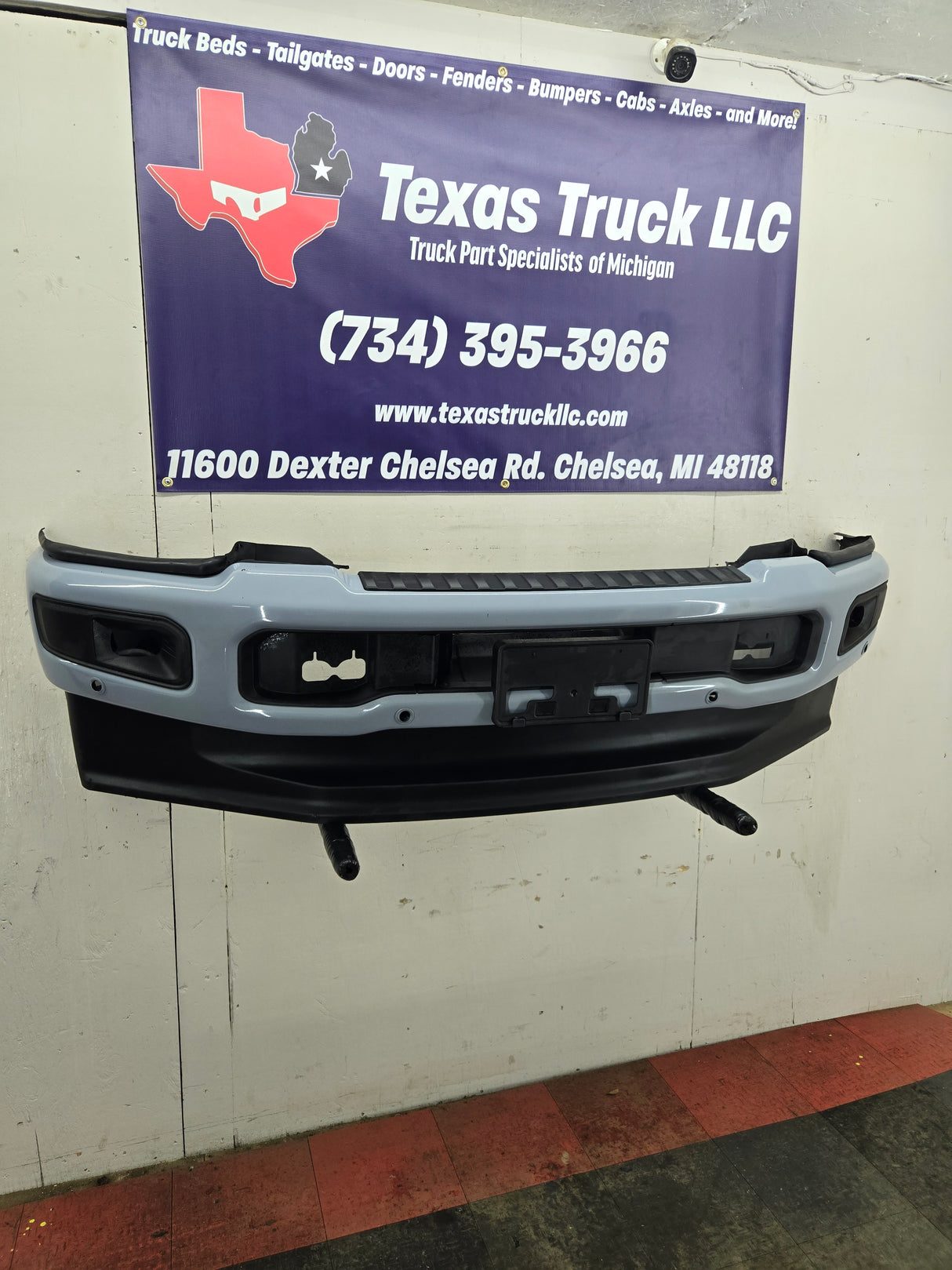 2023-2025 Ford Super Duty F250 F350 Front Bumper with front sensor holes/adaptive cruise