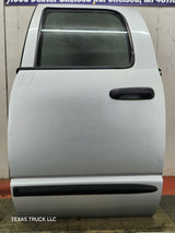 2003-2008 Dodge Ram 3rd Gen Driver Rear Quad Cab Door 1500 2500 3500 4500 5500