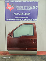 1999-2011 Ford Super Duty Front Driver Door F250 F350 F450 F550