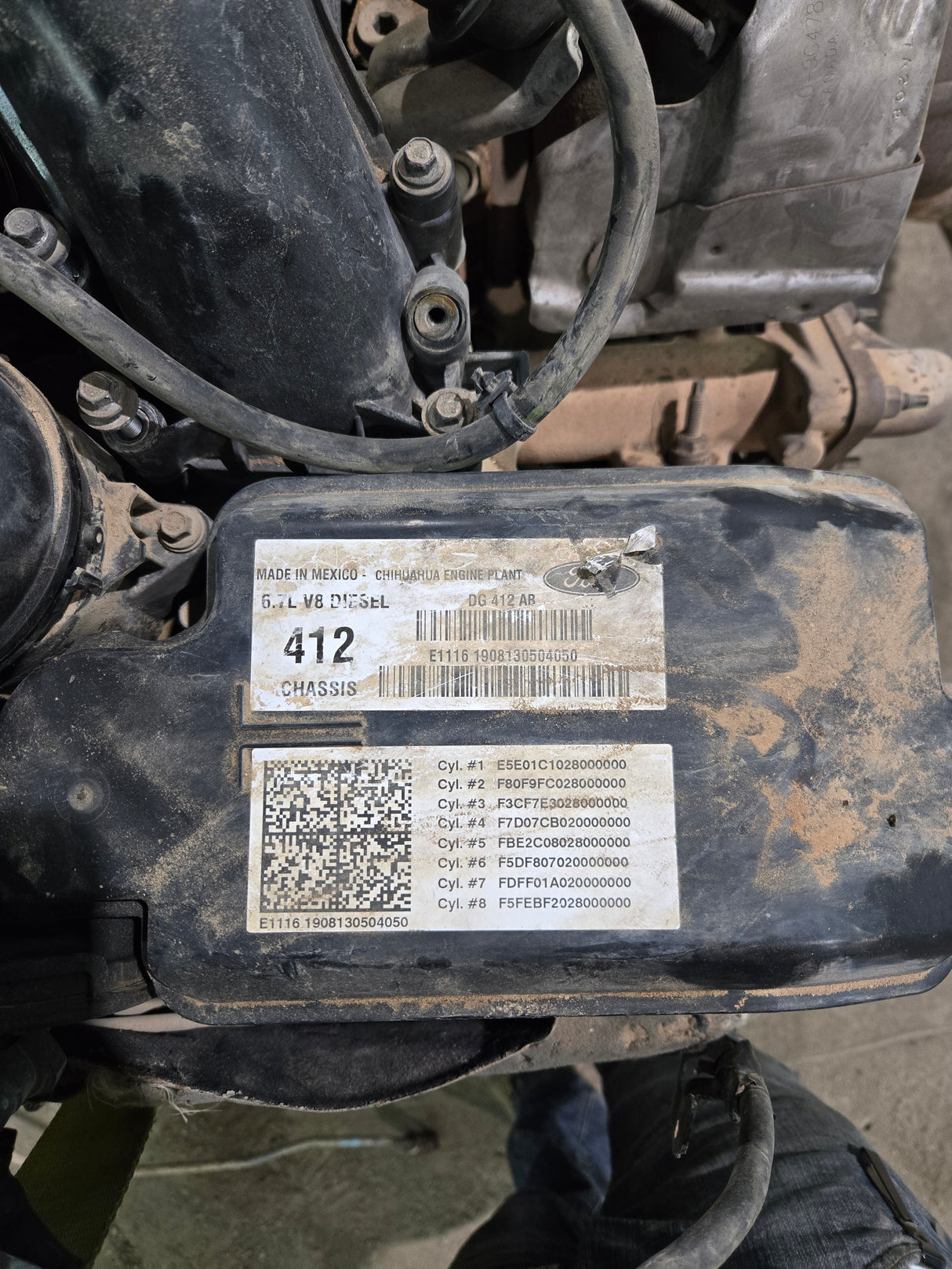 6.7L Power Stroke Complete Running engine 221k Miles