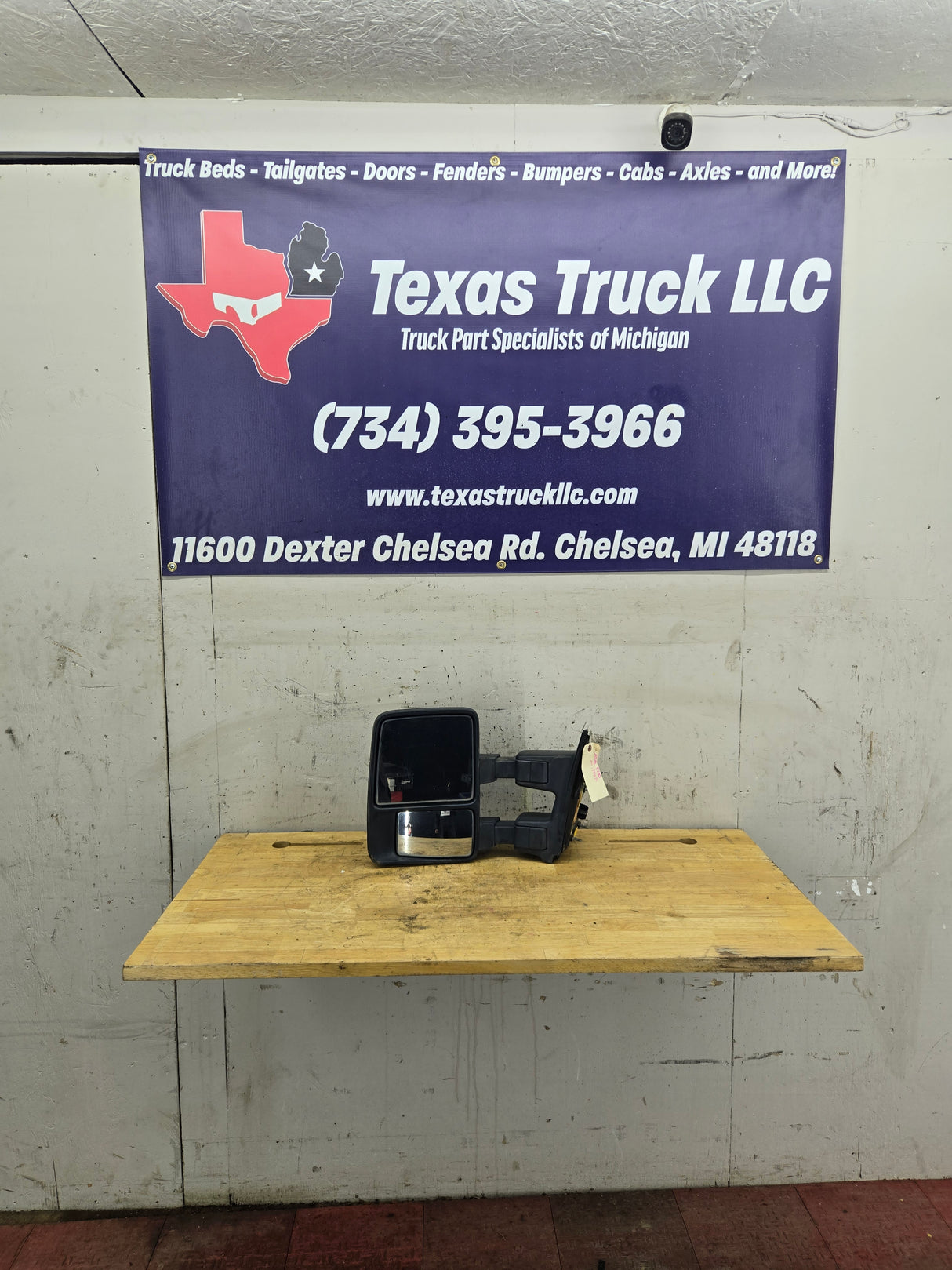 2008-2016 Ford Super Duty F250 F350 F450 F550 LH Driver Side Manual Towing Mirror OEM